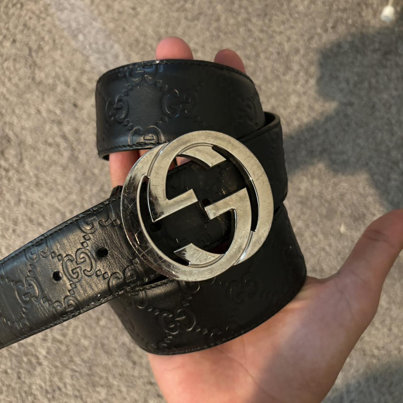 Gucci Signature Leather Belt Size 95 38 Only Belt Depop gucci-signature-leather-belt-size-95-38-only-belt-depop