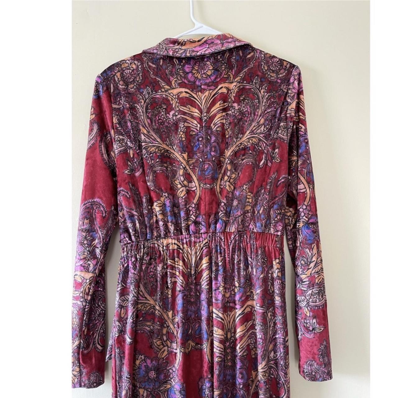 New Free People Delphine high quality Velvet Jumpsuit size Small