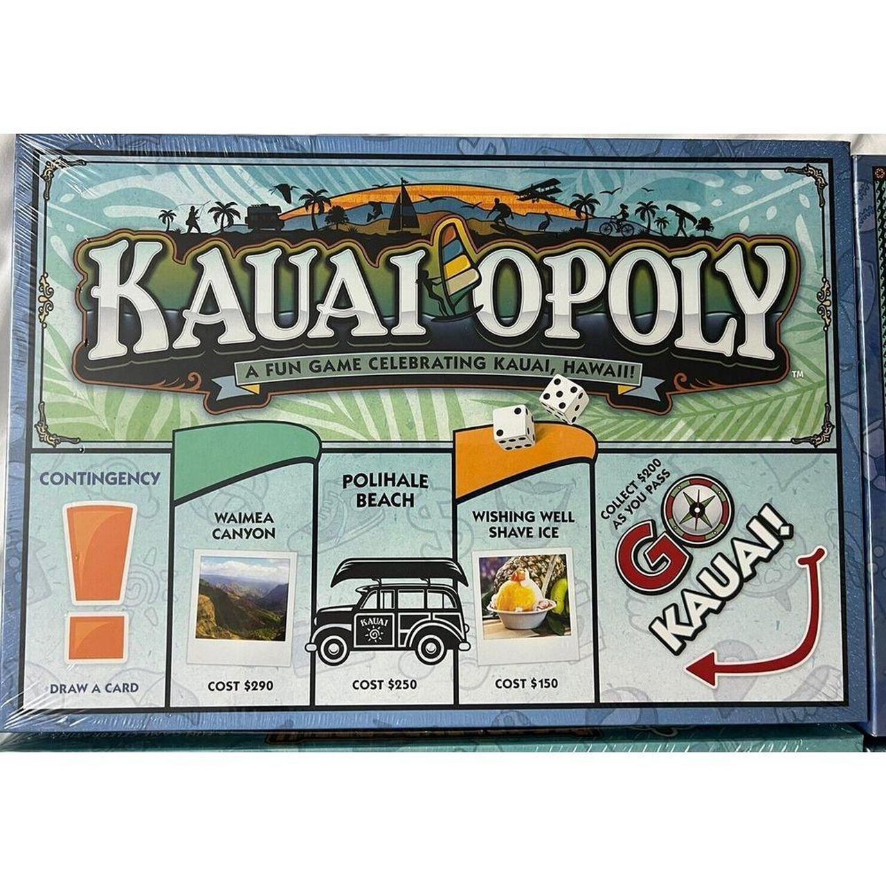 New Hawaii Kauai Opoly Hawaiian Monopoly Board Game... Depop