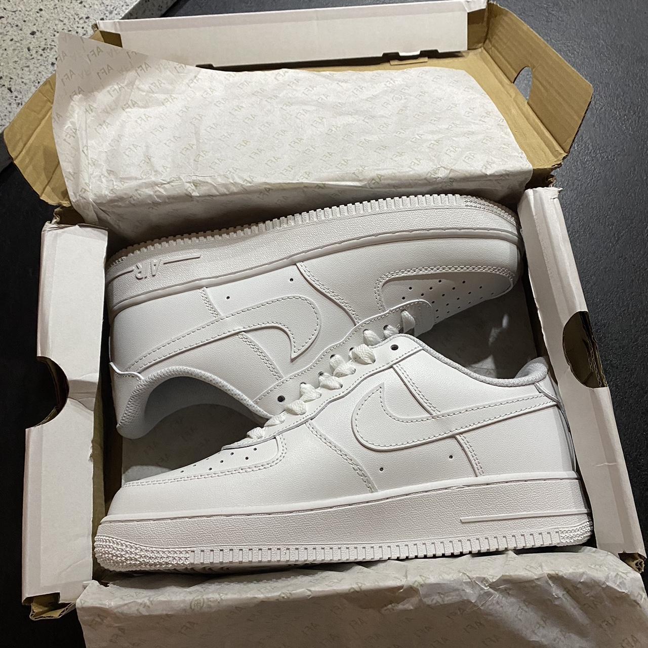 White air forces (NEVER WORN) - Depop