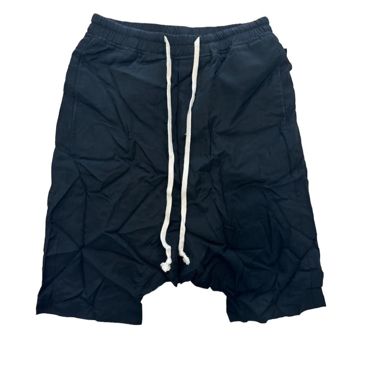 Rick owens drop hot sale crotch shorts