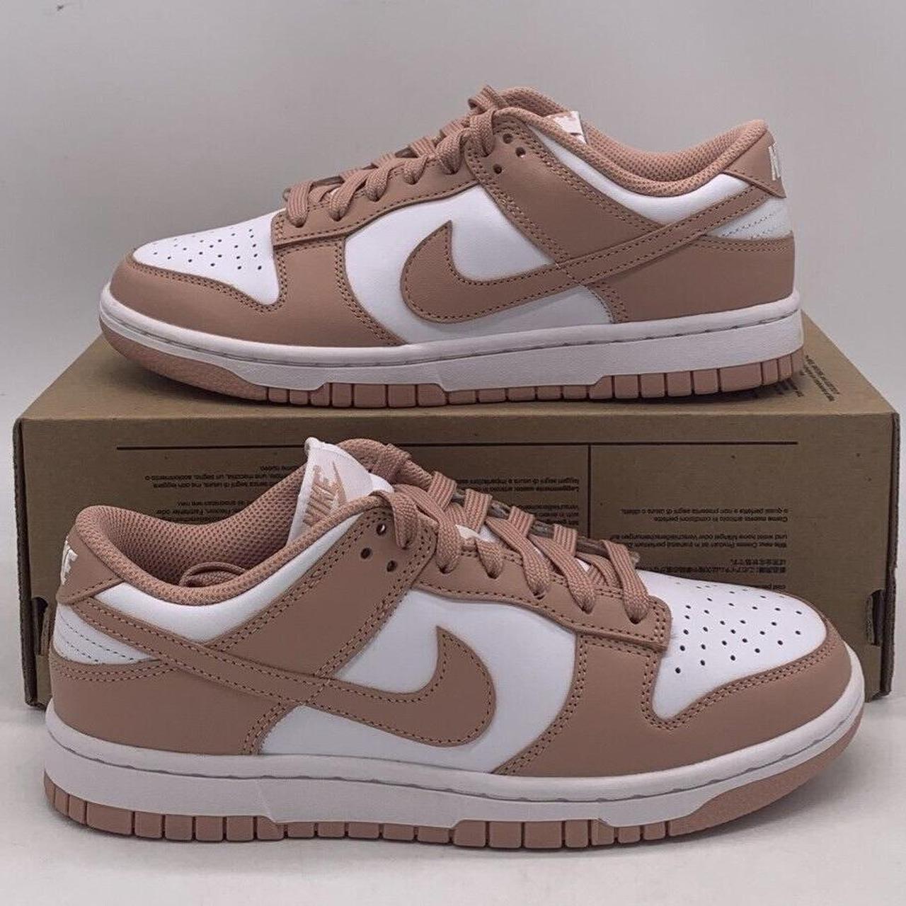 dunk low off white rose