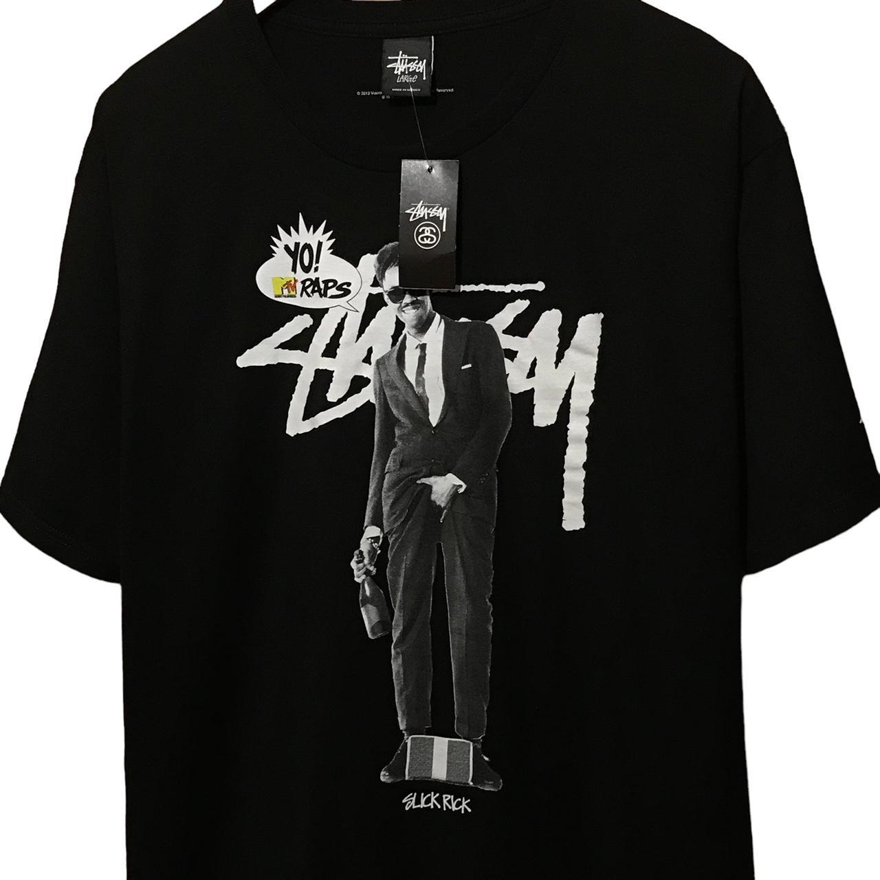 Rare Stussy Yo store MTV Raps Slick Rick Shirt