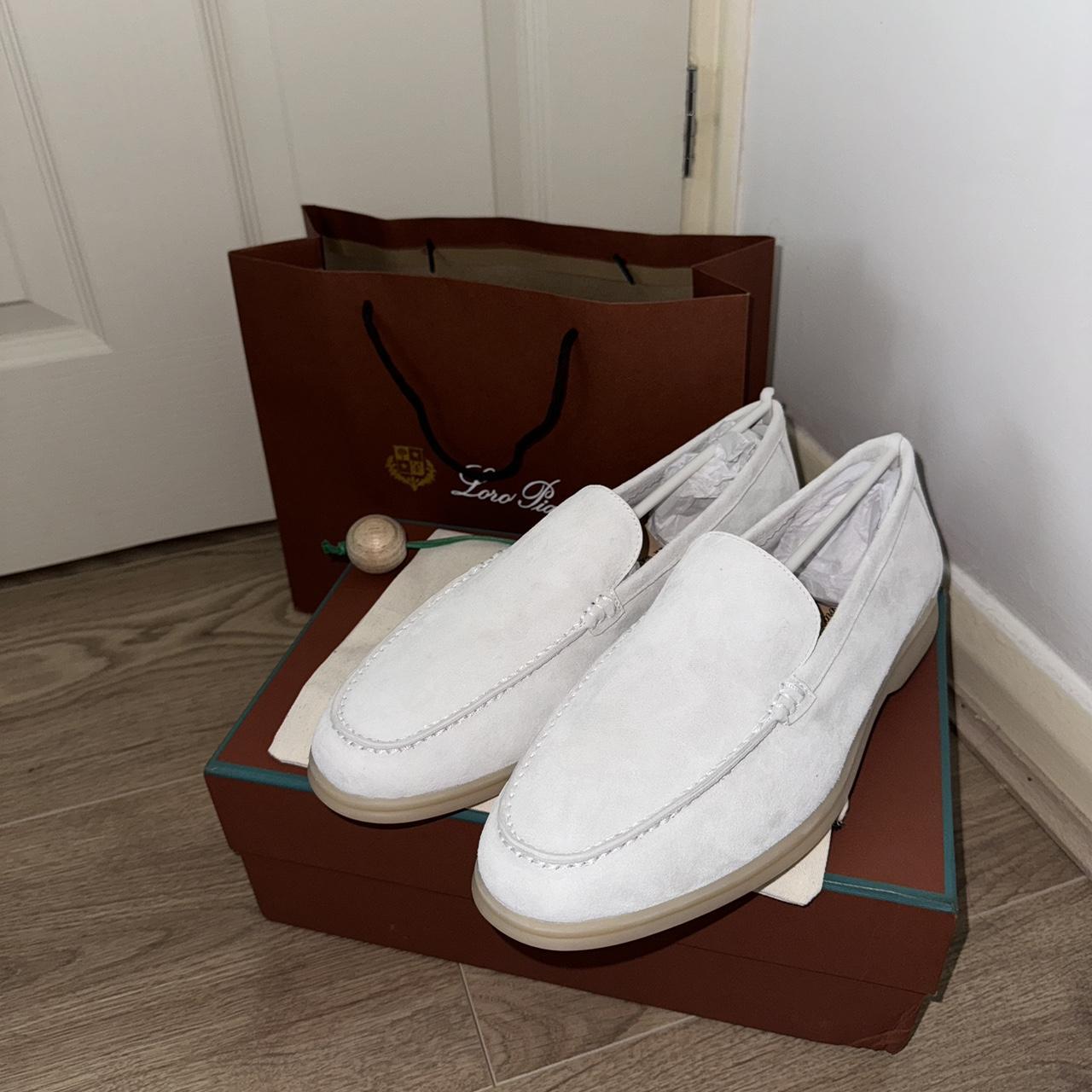 Loro Piana Summer Walk White EU44 Depop