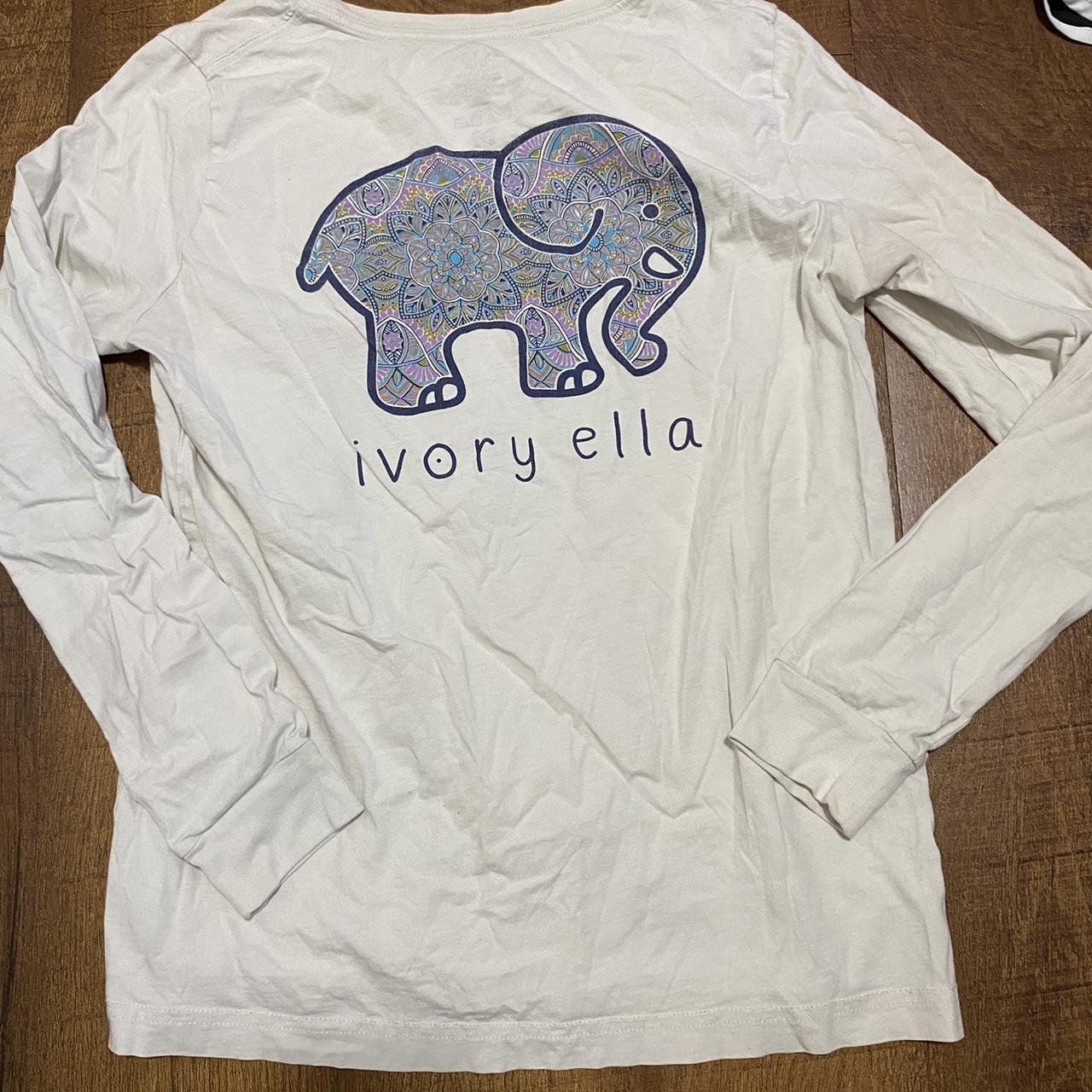 White ivory Ella long sleeve - Depop