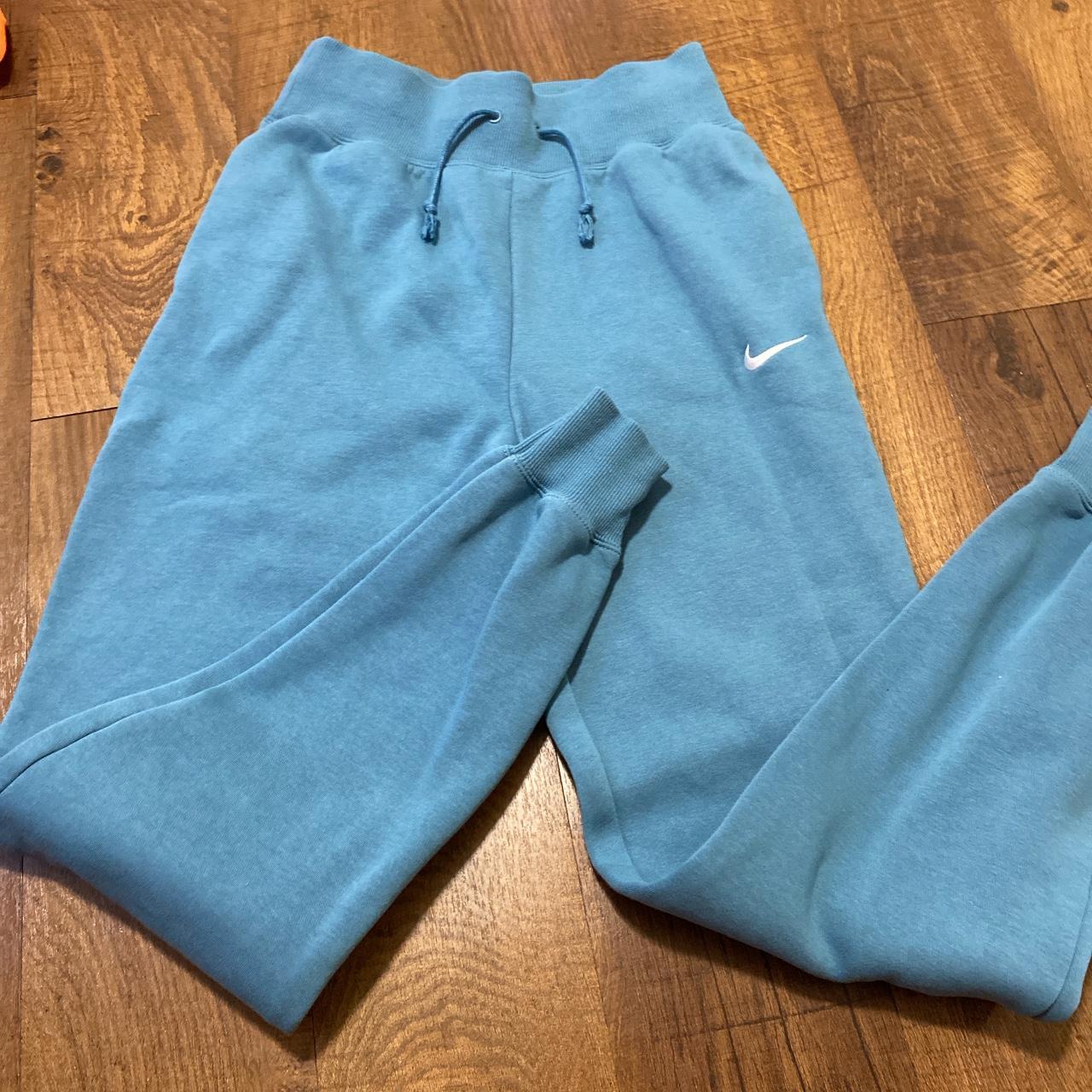 Blue Nike sweatpants. Prettiest blue ever! Literally... - Depop