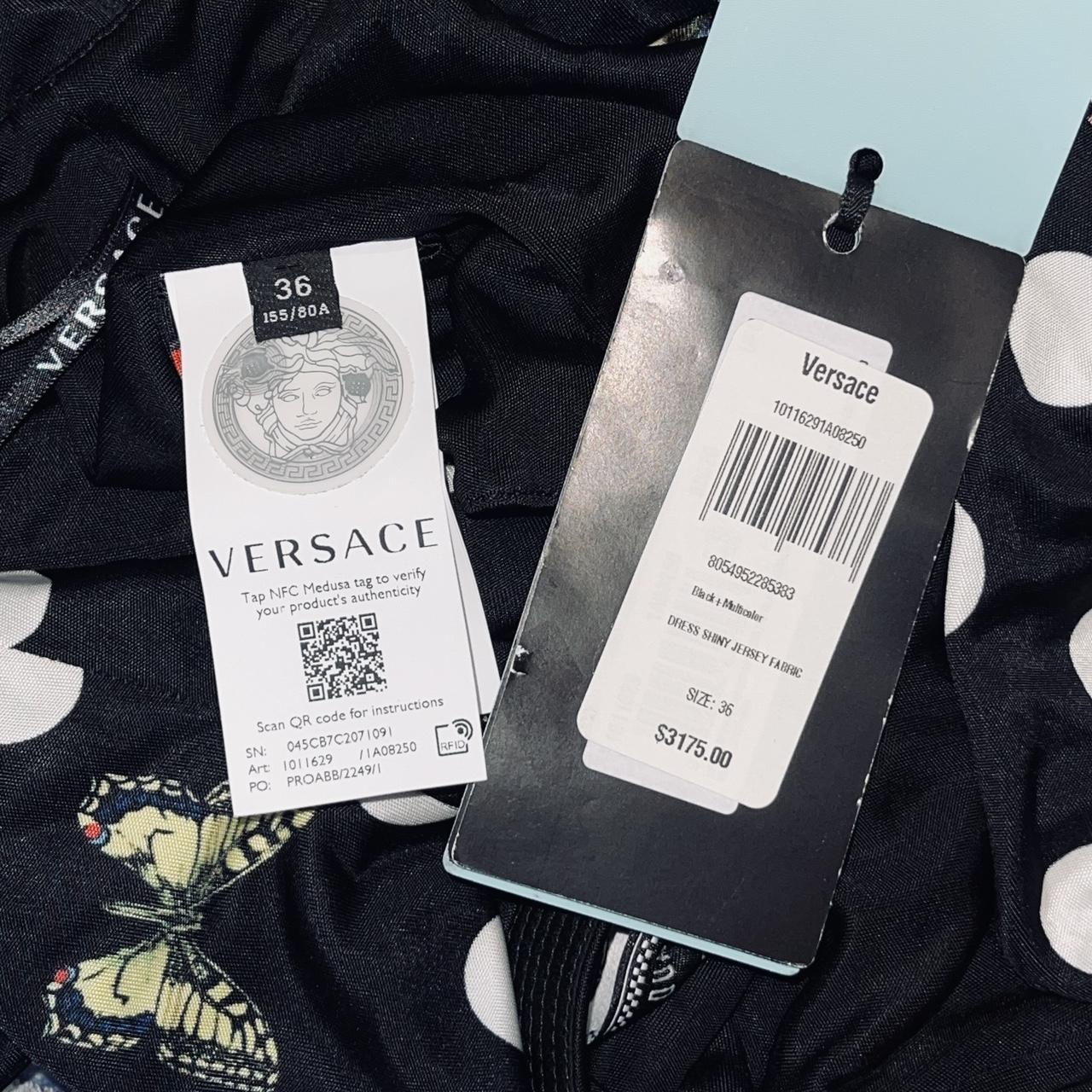 タグ付き未使用品 VERSACE×DUA LIPA バタフライプリント スカート VERSACE - タグ付き未使用品 VERSACE×DUA LIPA バタフライ