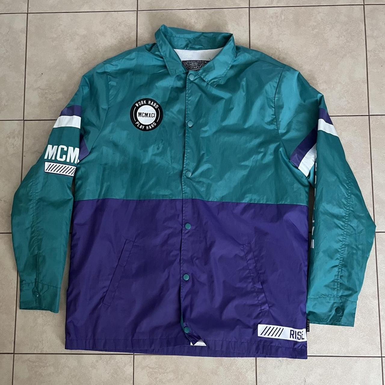 Brooklyn 91 Vintage Windbreaker Size Hit Depop