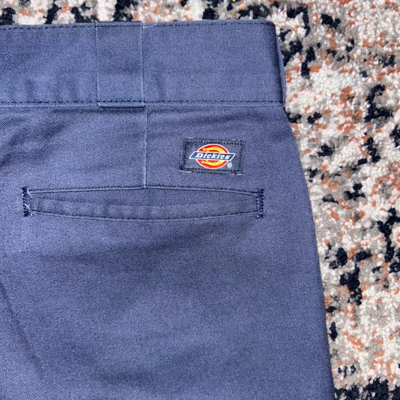 Dickies Men's Navy and Blue Trousers (6)