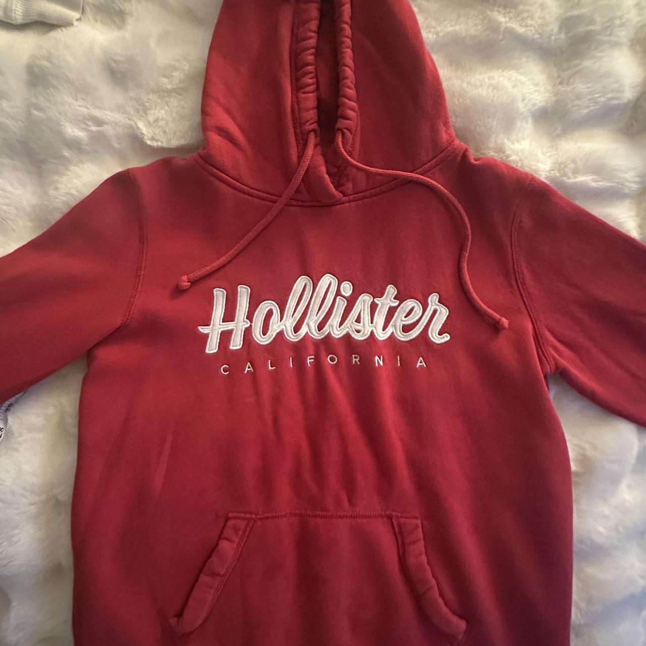 Hollister Red high quality Hoodie