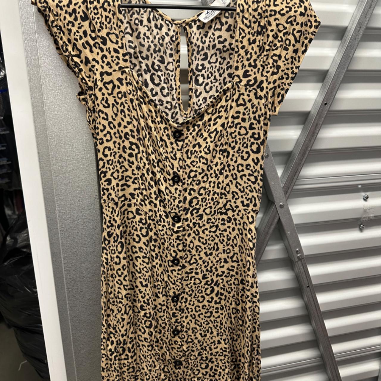 Hollister leopard print dress hotsell