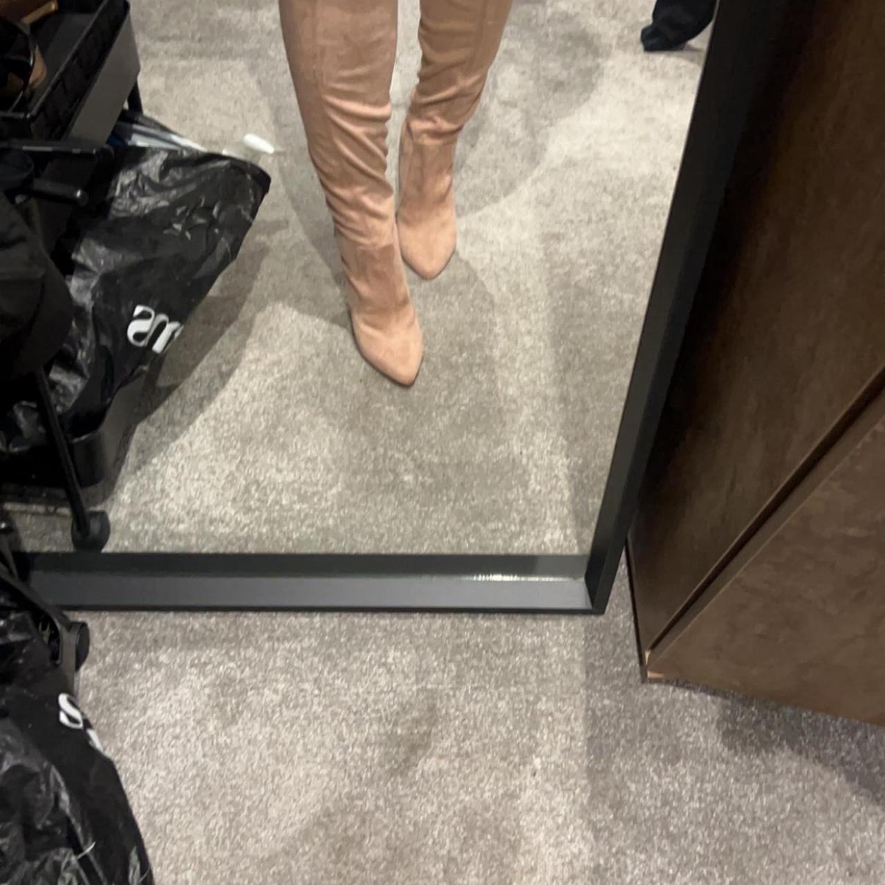 Missguided Pink Thigh High Boots New without tags... Depop