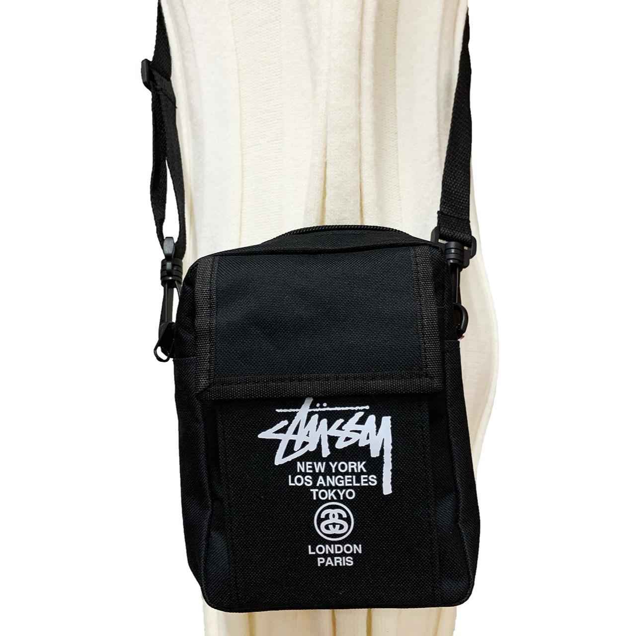 Stussy Small Canvas Crossbody Bag In Black New In | Depop Stussy Small Canvas Crossbody Bag In Black New In | Depop