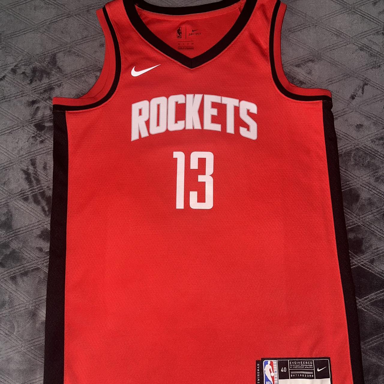 Black and red james harden jersey hotsell