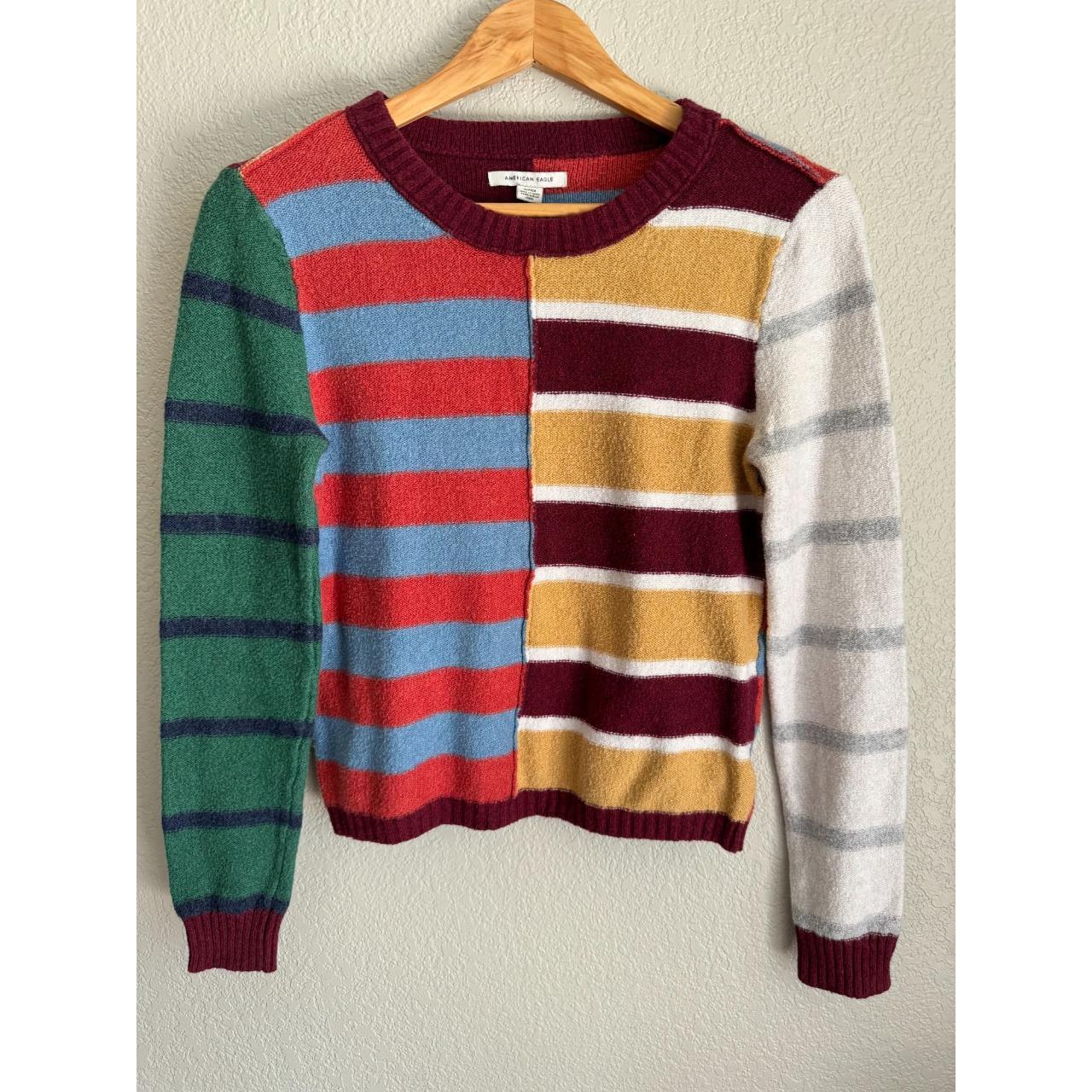 Women s Small American Eagle Color Block Striped. Depop