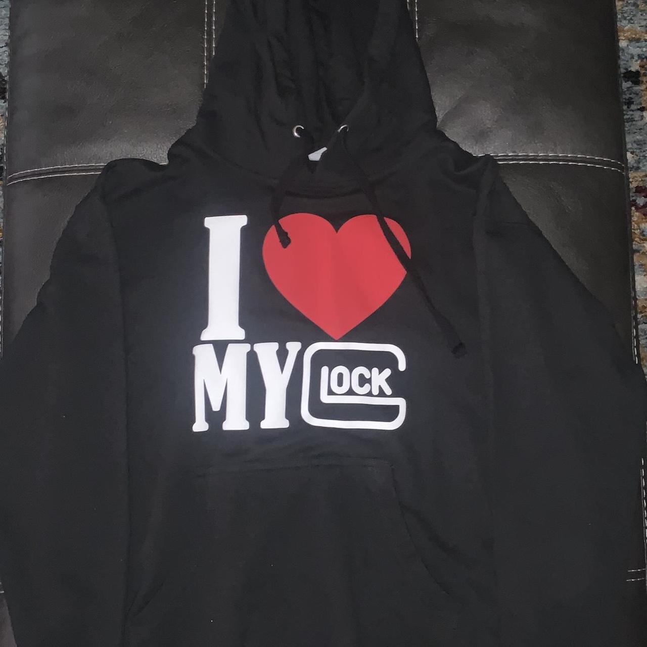I heart my Glock hoodie black new sizem Depop