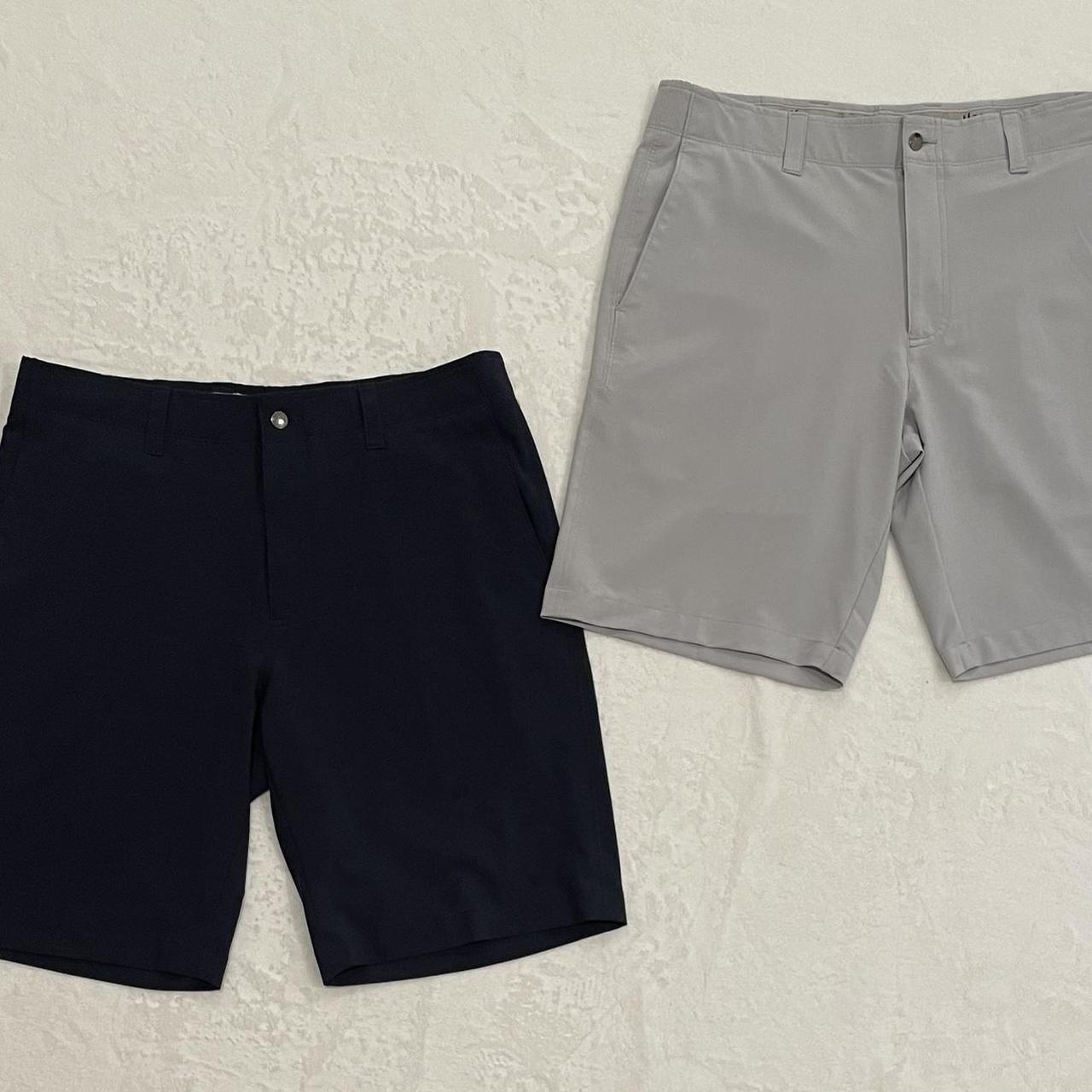 Two Callaway Mens Golf Shorts Size 34 Gray & Navy 2... Depop