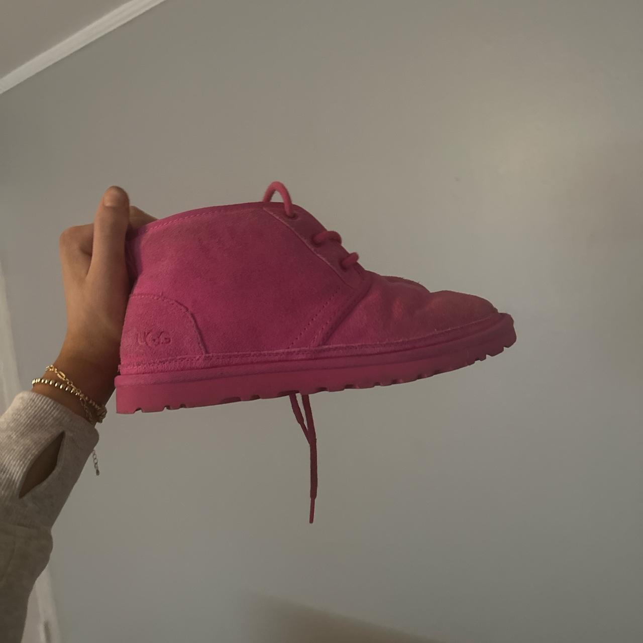 pink uggs women’s 8 - Depop