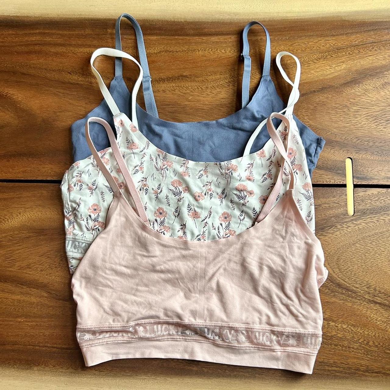 Lucky bralette set 🍀 Minimal use, too small for me. - Depop