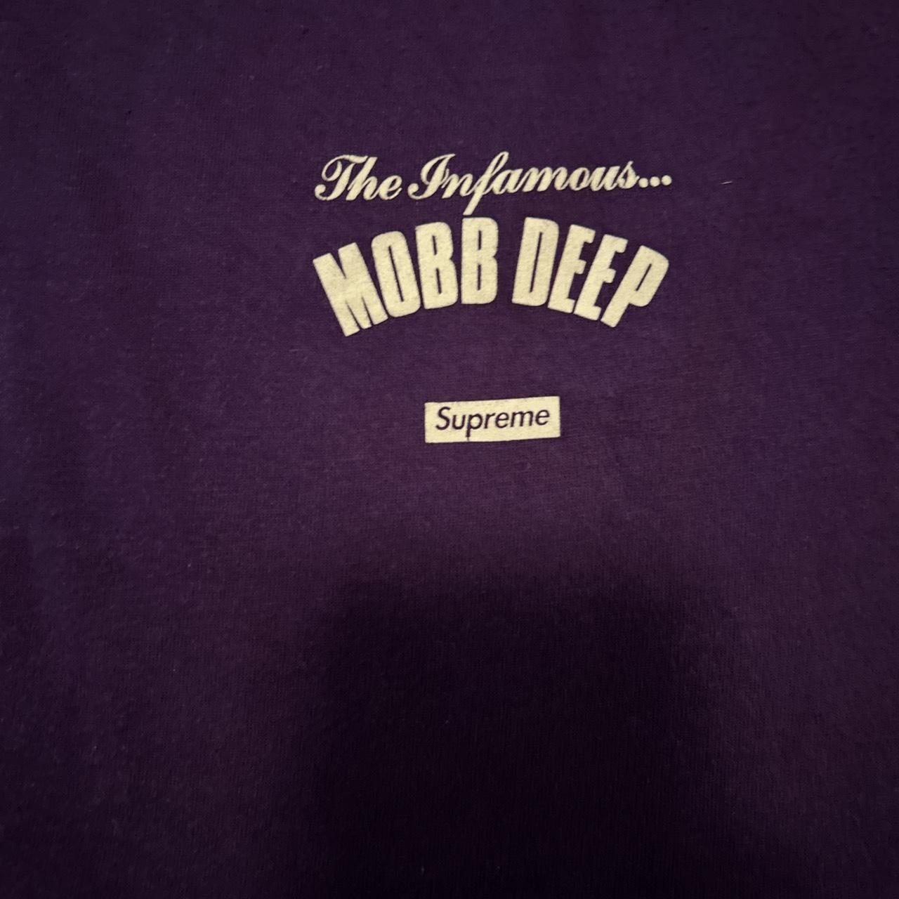 Supreme Mobb Deep purple dragon tee Size:M - Depop