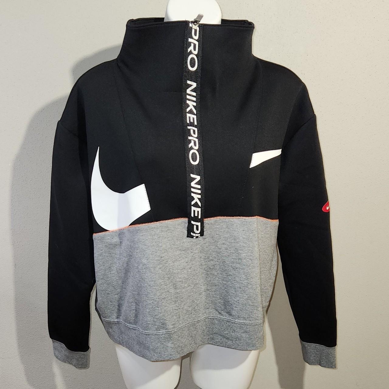 NIKE Pro Get Fit Icon Clash Fleece Half Zip Pullover. Depop