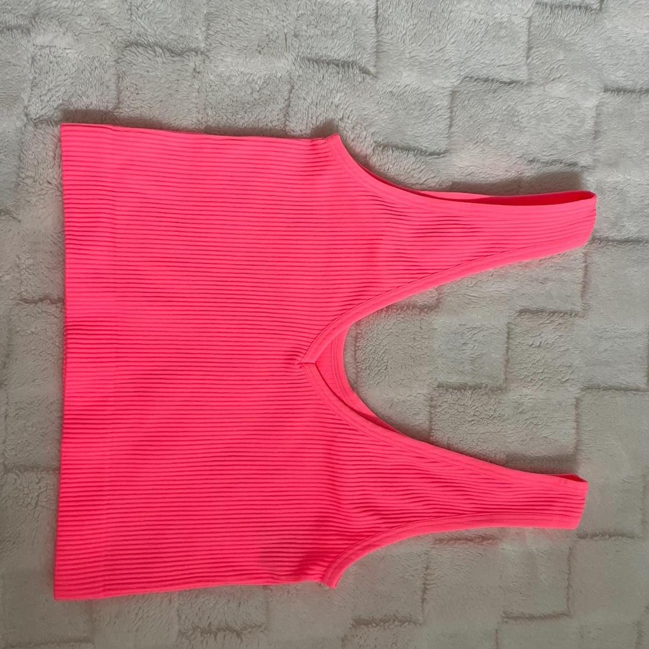 Hot pink Target work out crop top (never worn) Depop