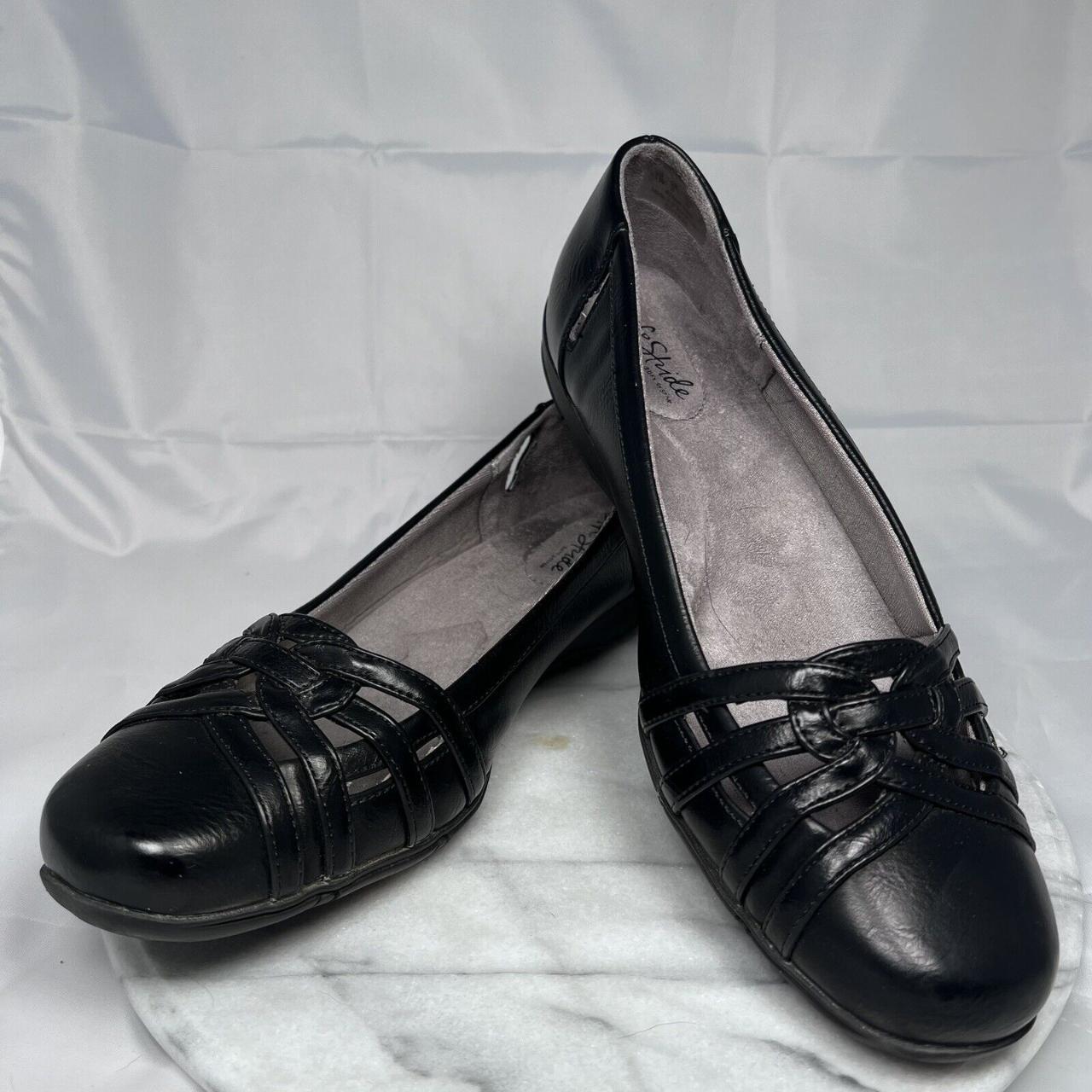 Black flat shoes size fashion 11