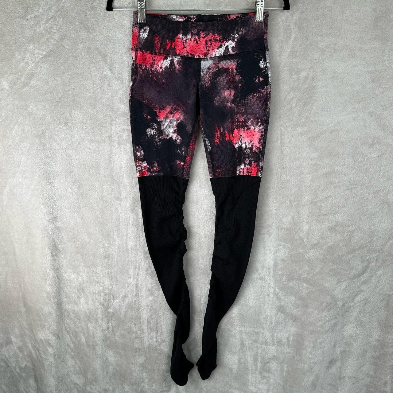 Alo Yoga Goddess Leggings Womens XS Black Red Smoke. Depop