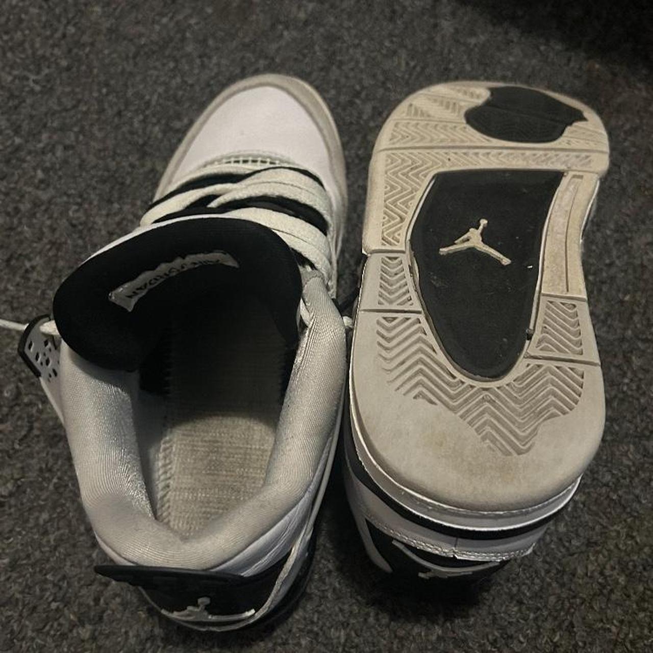 MILITARY JORDAN 4 beaters no insoles text for... Depop