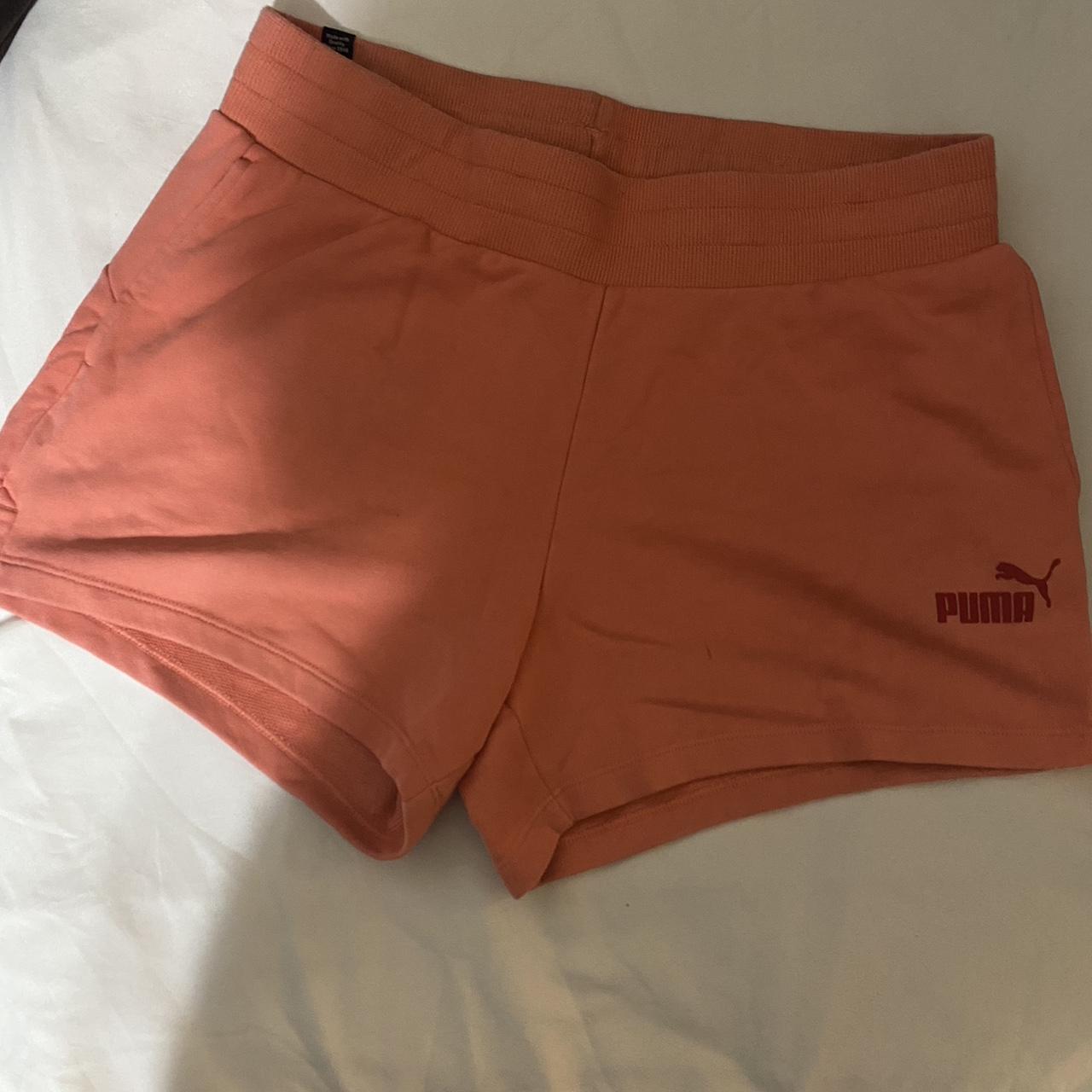 Puma shorts womens orange online