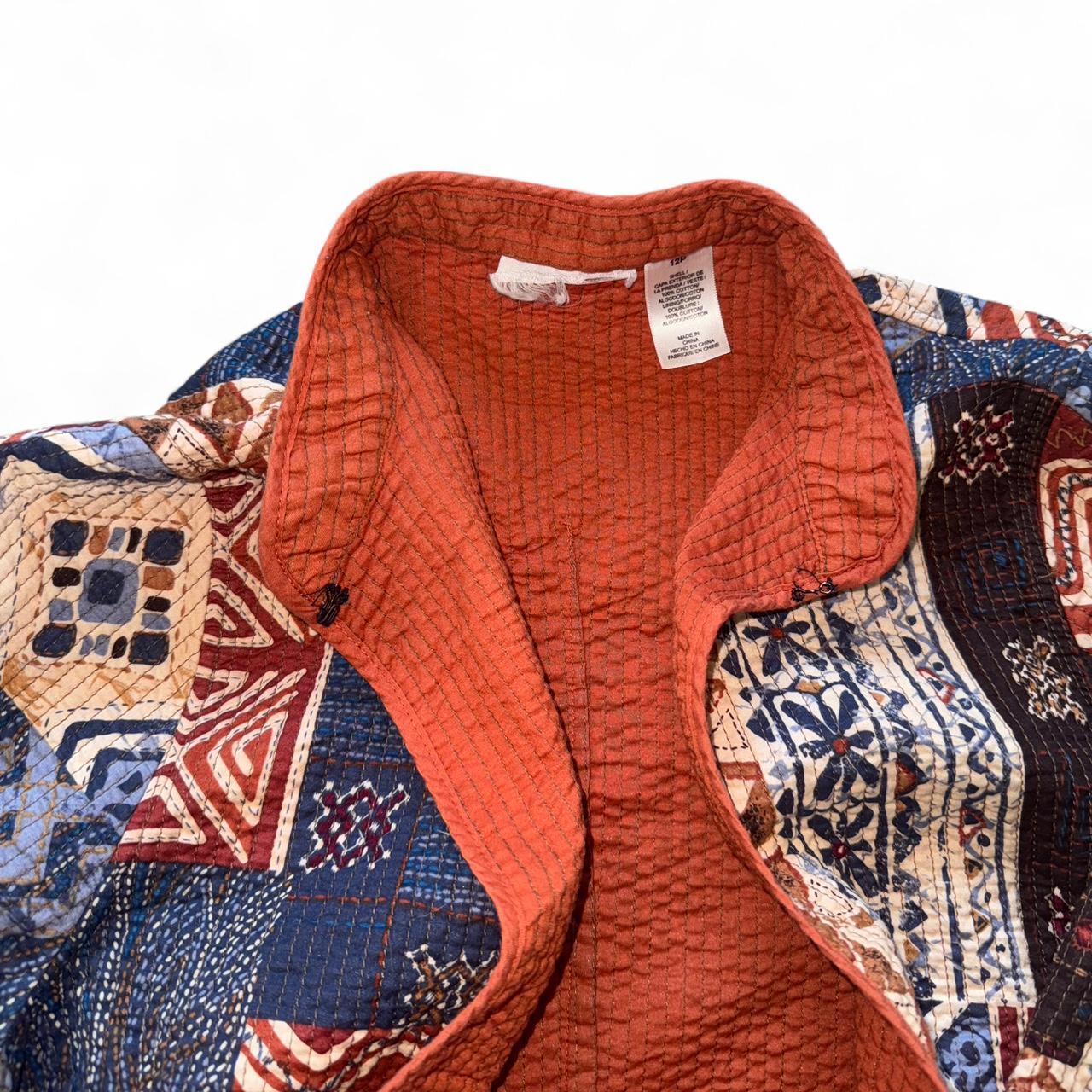 Women's Jacket - Multi/Blue - S – Patchwork Quilt… - image 3