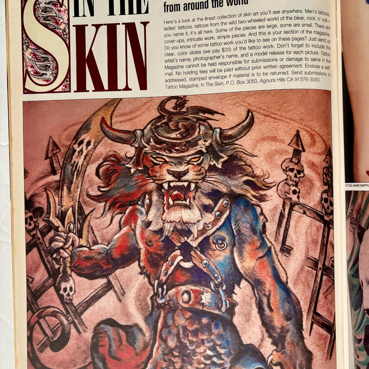 経　tattoo poster Tattoo Magazine No.89 January 1997 Step back in | Depop