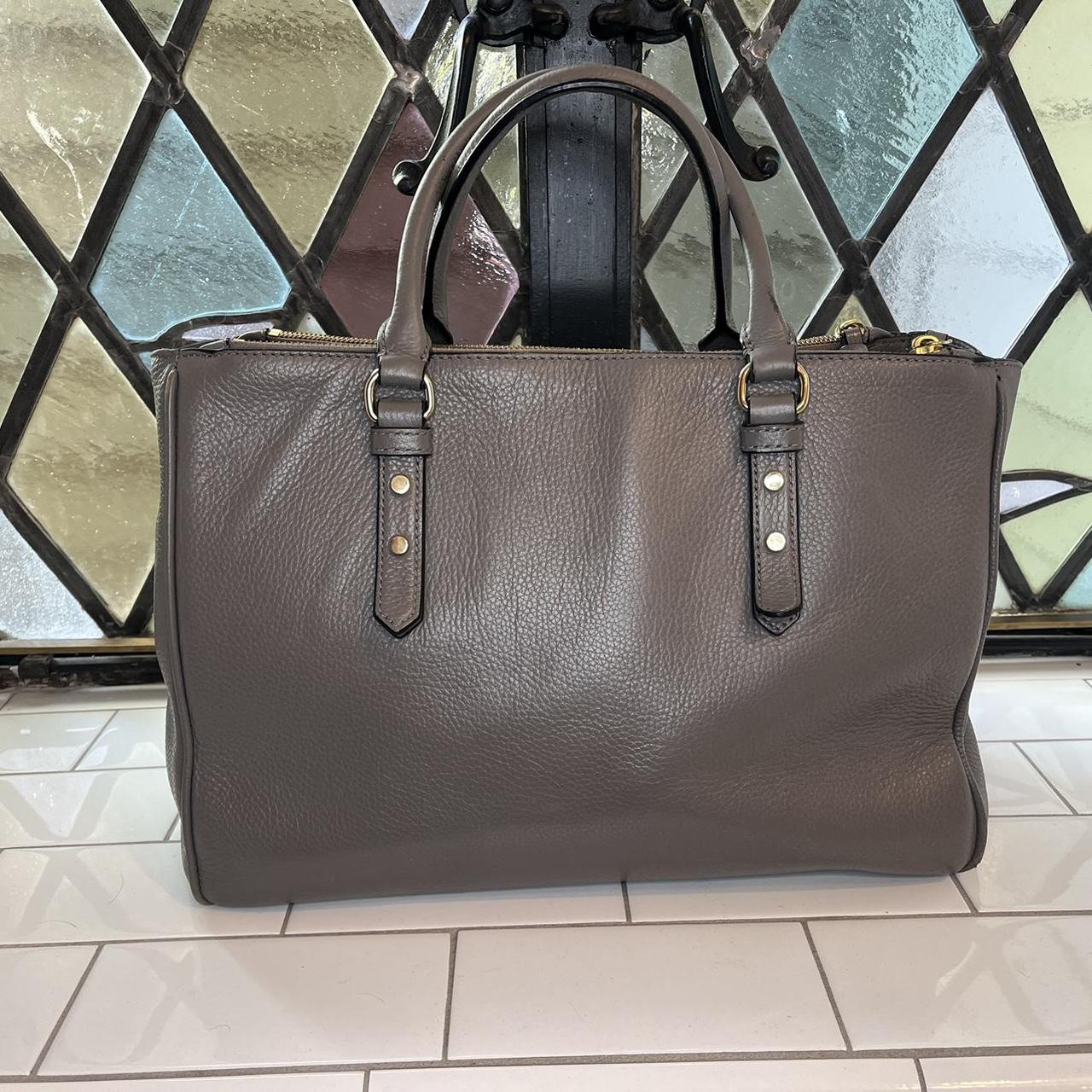 Kate Spade Mulberry Street Leighann Gray Leather. Depop