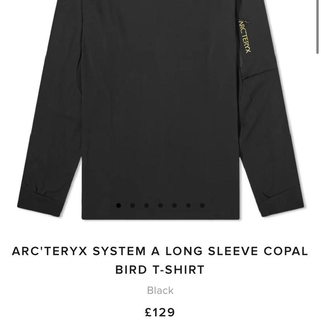 Arc'teryx system A long sleeve copal bird tshirt ⚡️