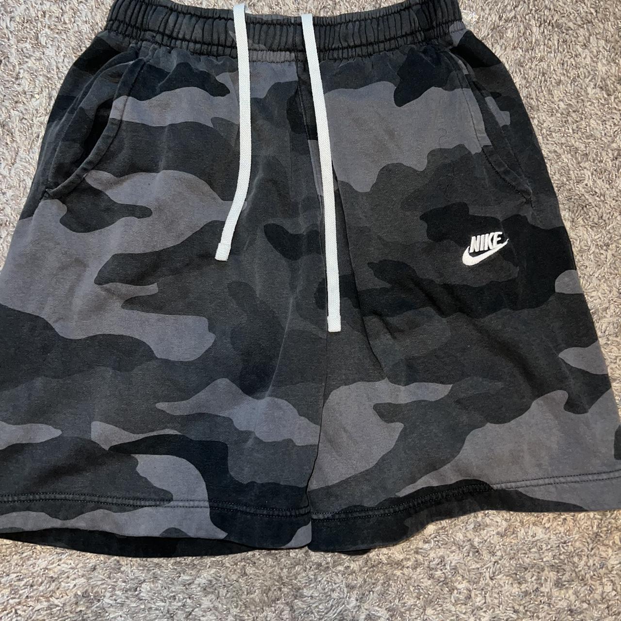 nike grey camo shorts