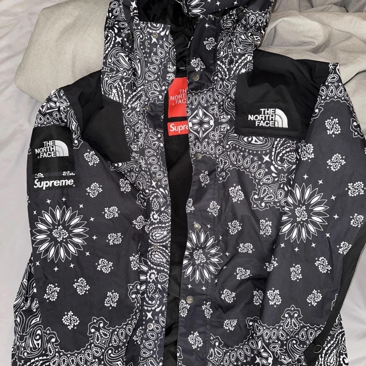 Supreme x The North Face Bandana Jacket Size XL Depop