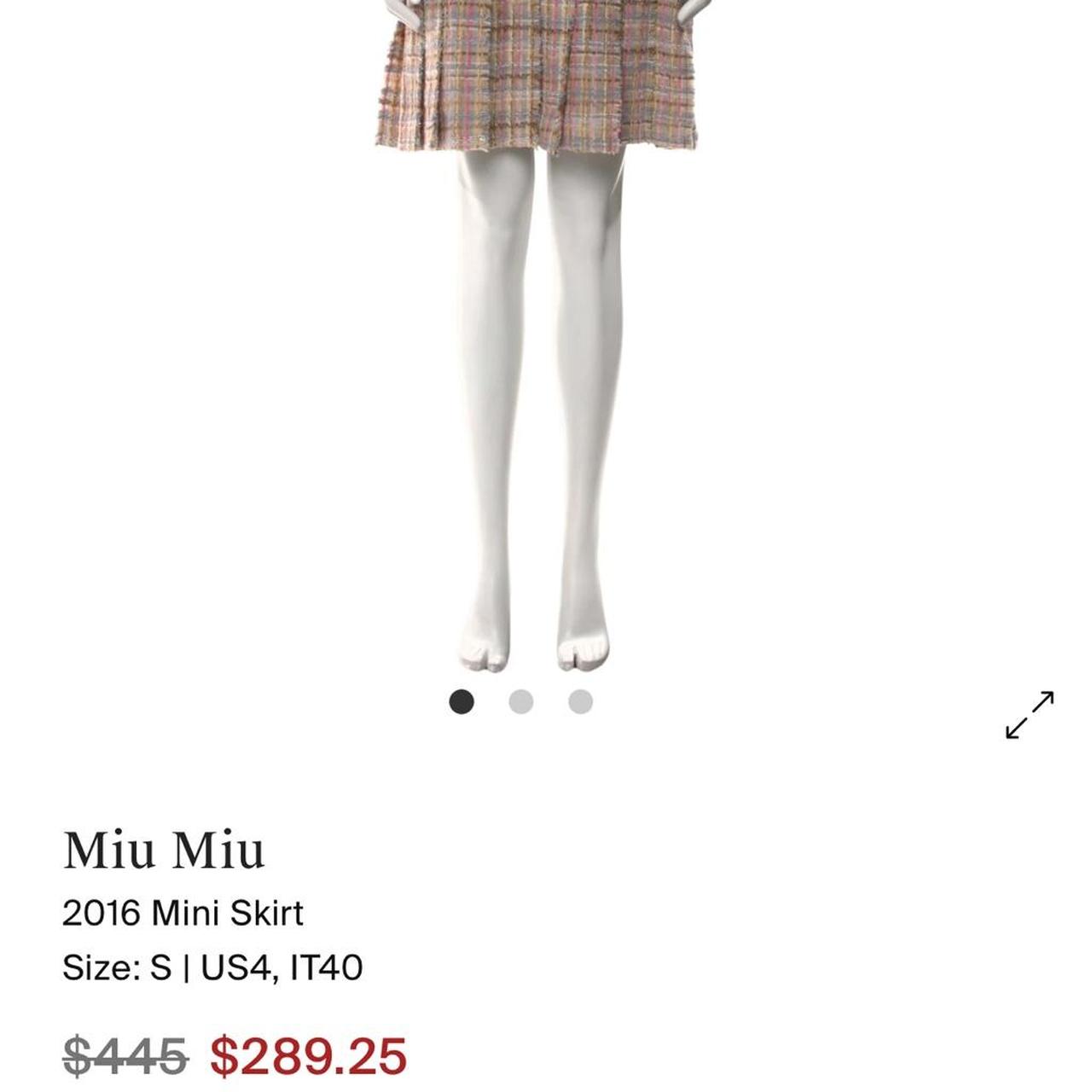 Miu Miu Women's Skirt - Multi/Brown - 38" – Miu M… - image 2