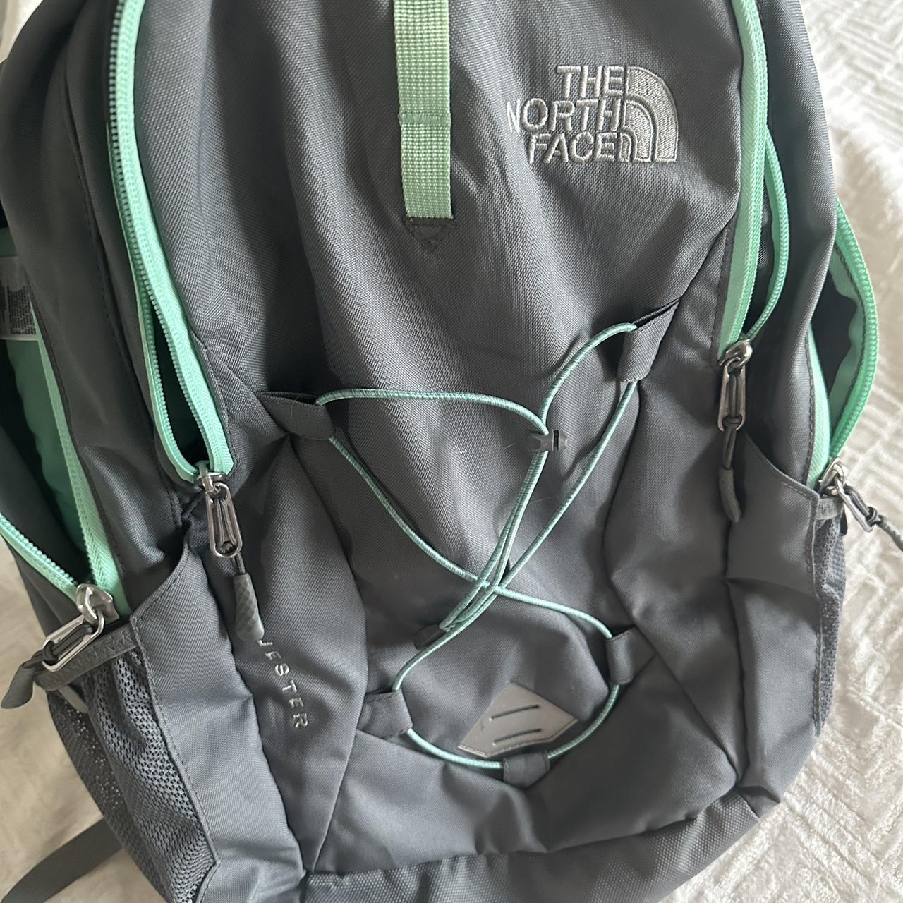 Mint green north face backpack online