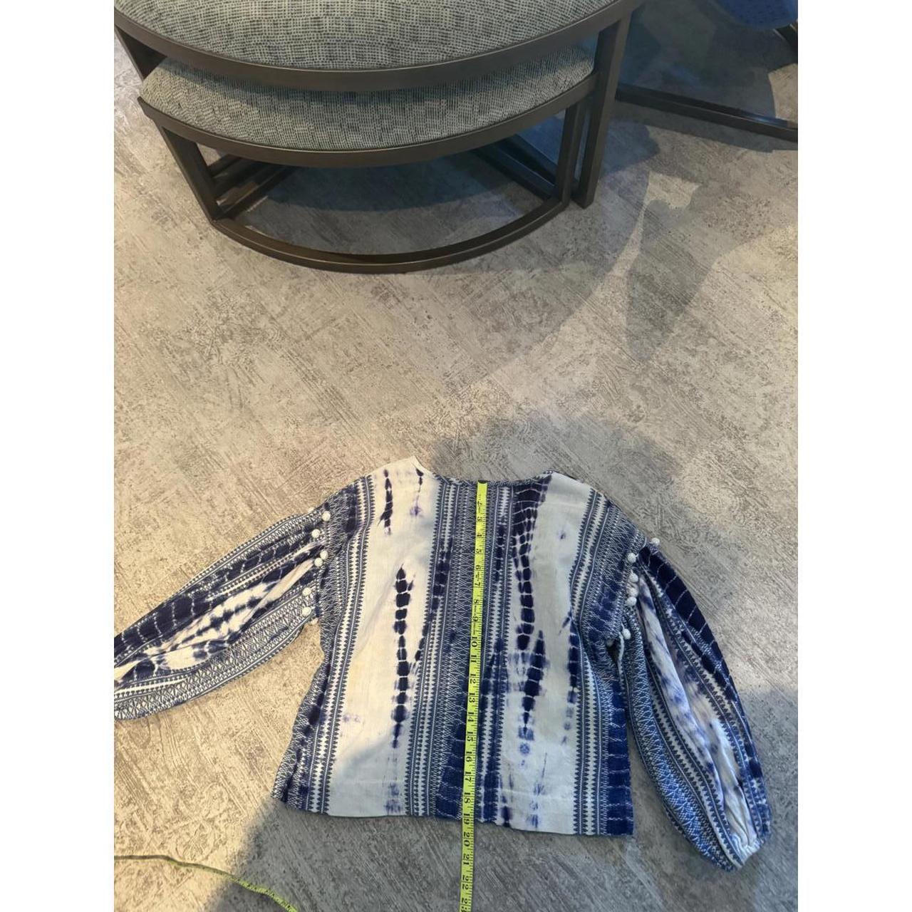 Saylor Women's Top - Blue/White - M – Saylor Wome… - image 5