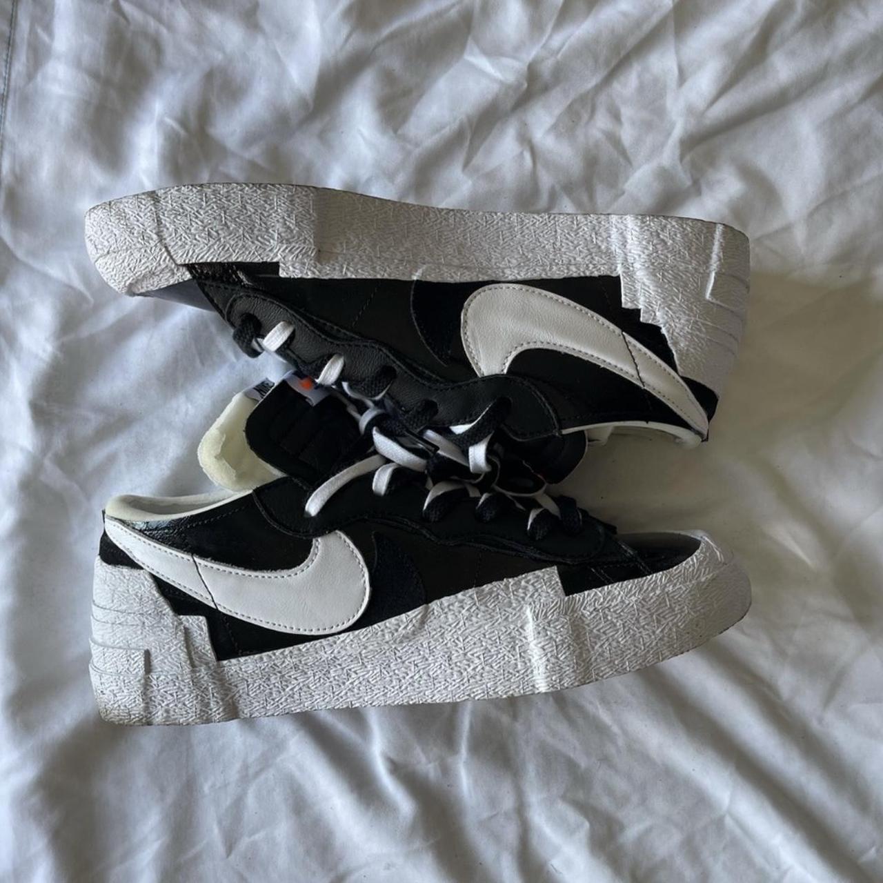 Nike Men's Sneakers Black/White US – Used Nike Blazer Low