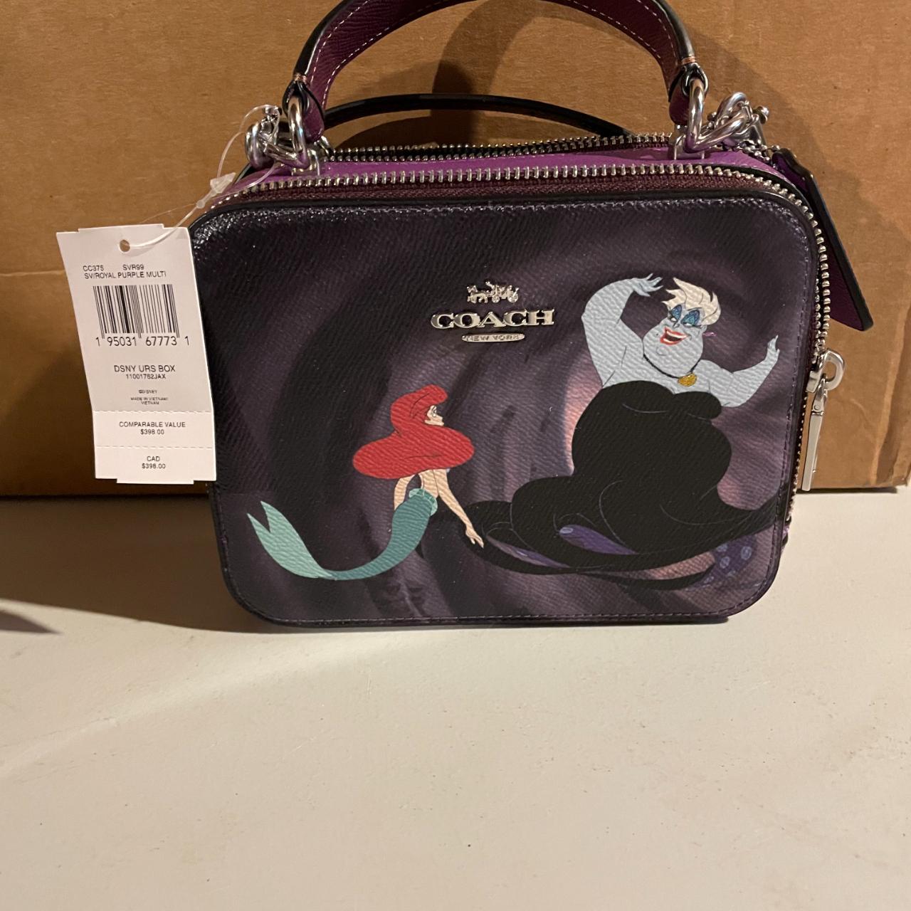 Coach Disney X Coach Box Crossbody outlets With Ursula Little Mermaid Motif