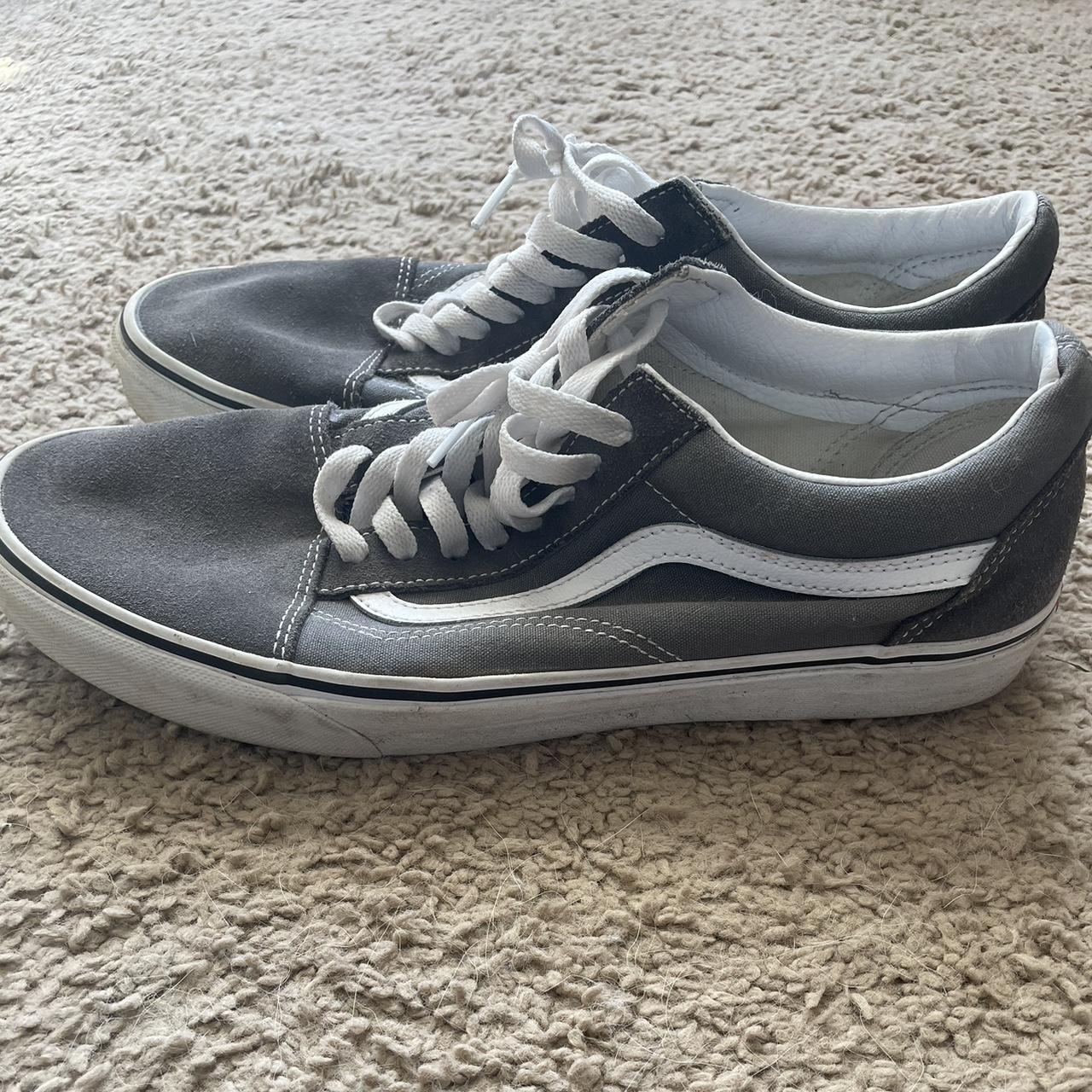 Grey Vans shoes Depop