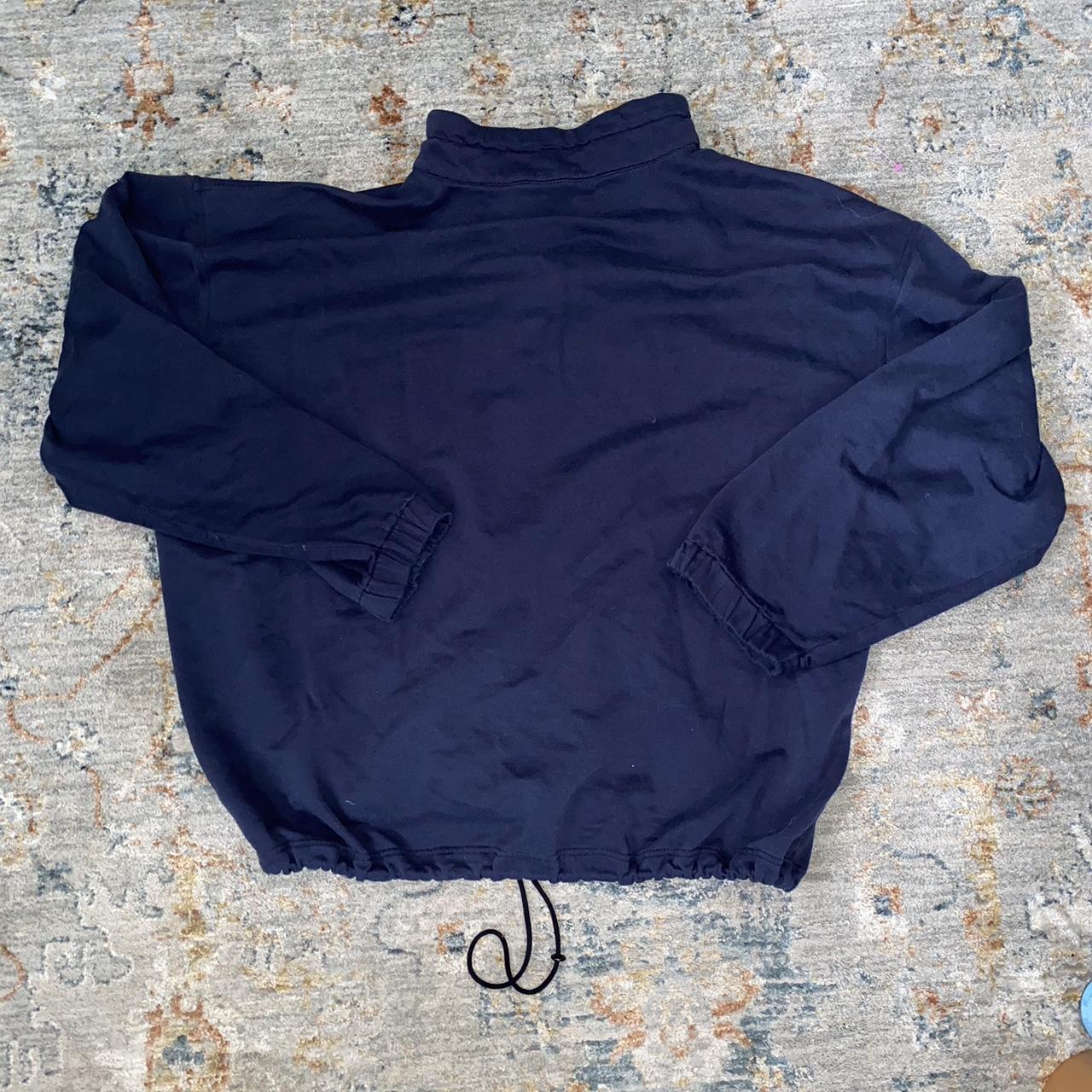 Champion vintage quarter zip sweater. Blue/gray. Has... - Depop
