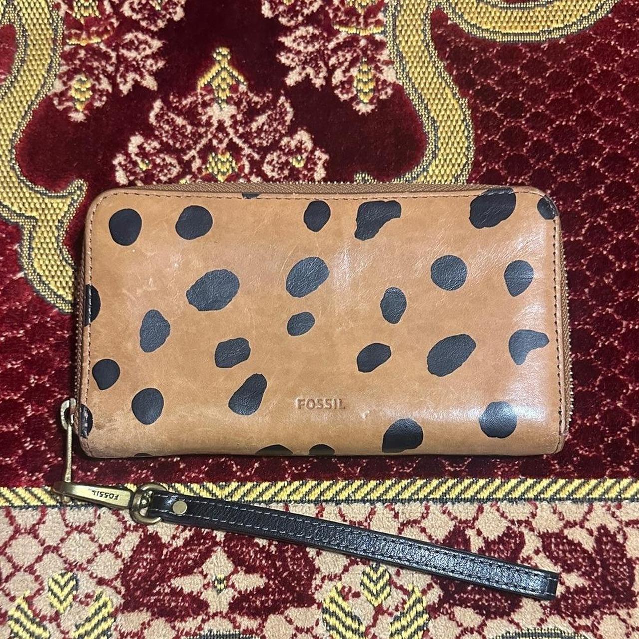 Fossil Women's Wallet - Black/Brown – Fossil wall… - image 1