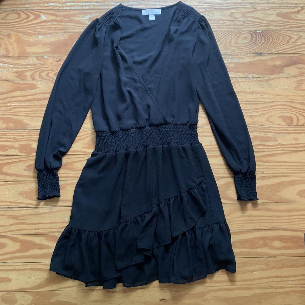 Michael kors ruffle dress on sale