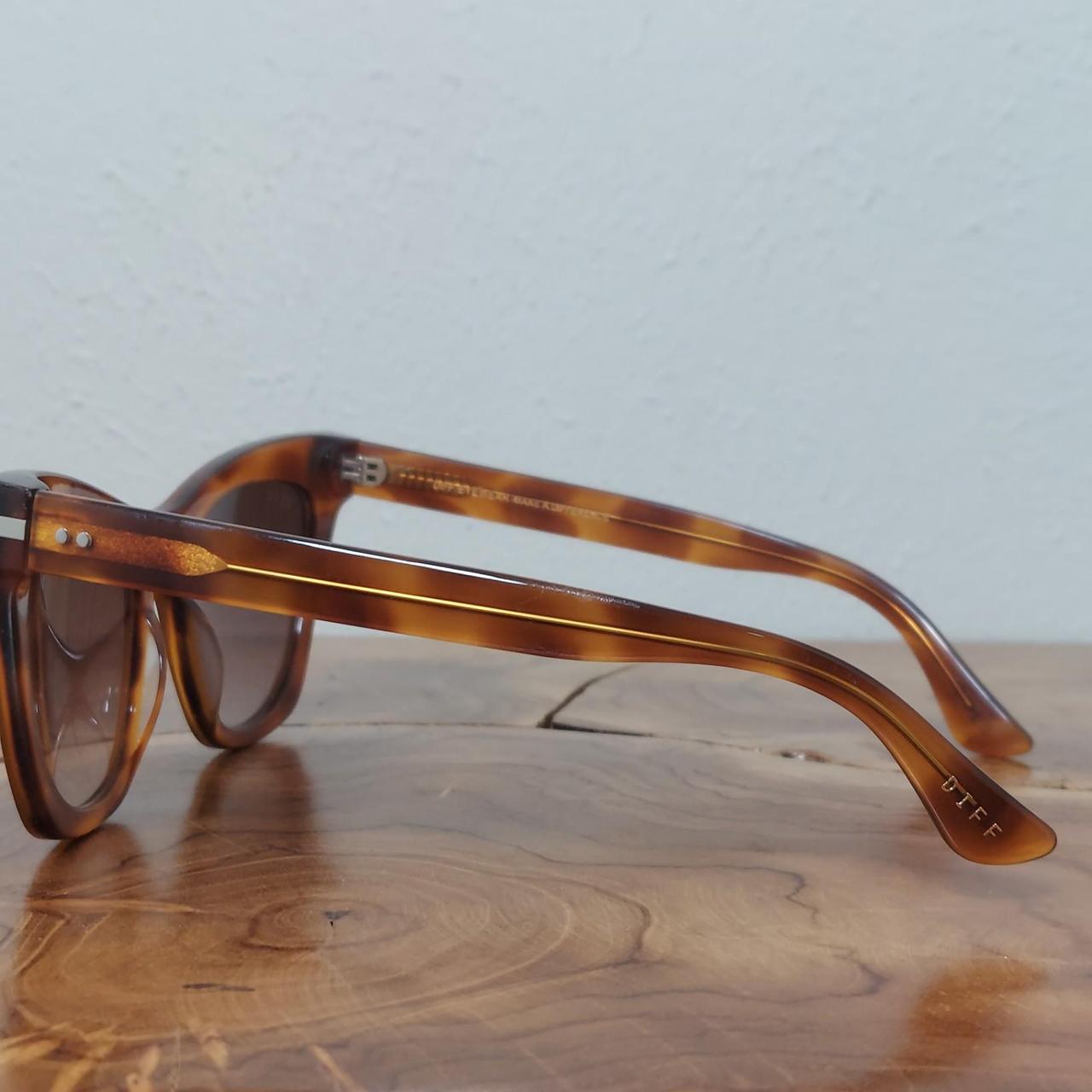 DIFF Women's Sunglasses - Brown/Orange – DIFF bro… - image 6