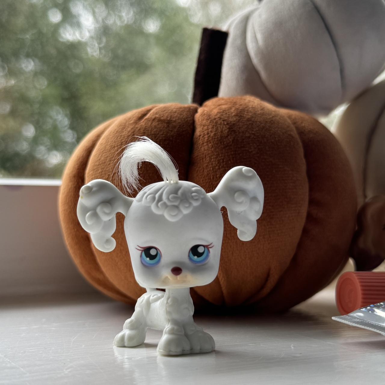 LPS Authentic White Poodle Littlest pet shop