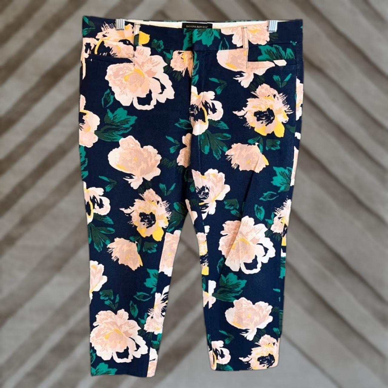 Vintage Women's Pants - Blue/Multi - 8 – Banana R… - image 1