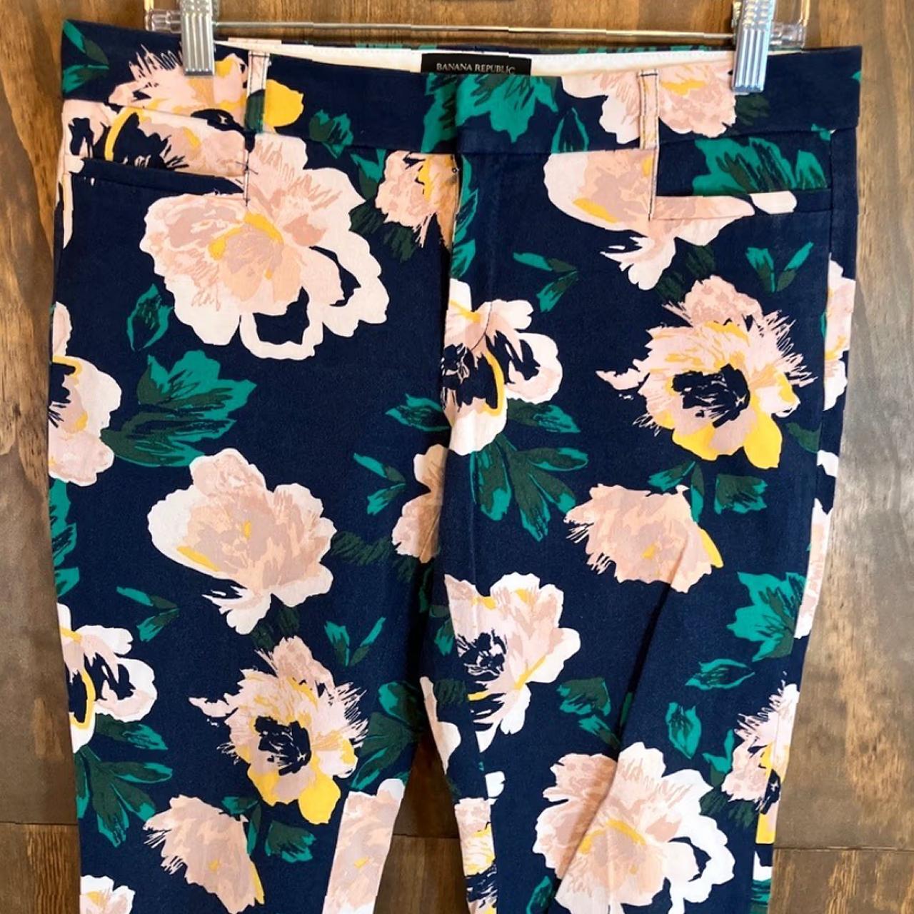 Vintage Women's Pants - Blue/Multi - 8 – Banana R… - image 2