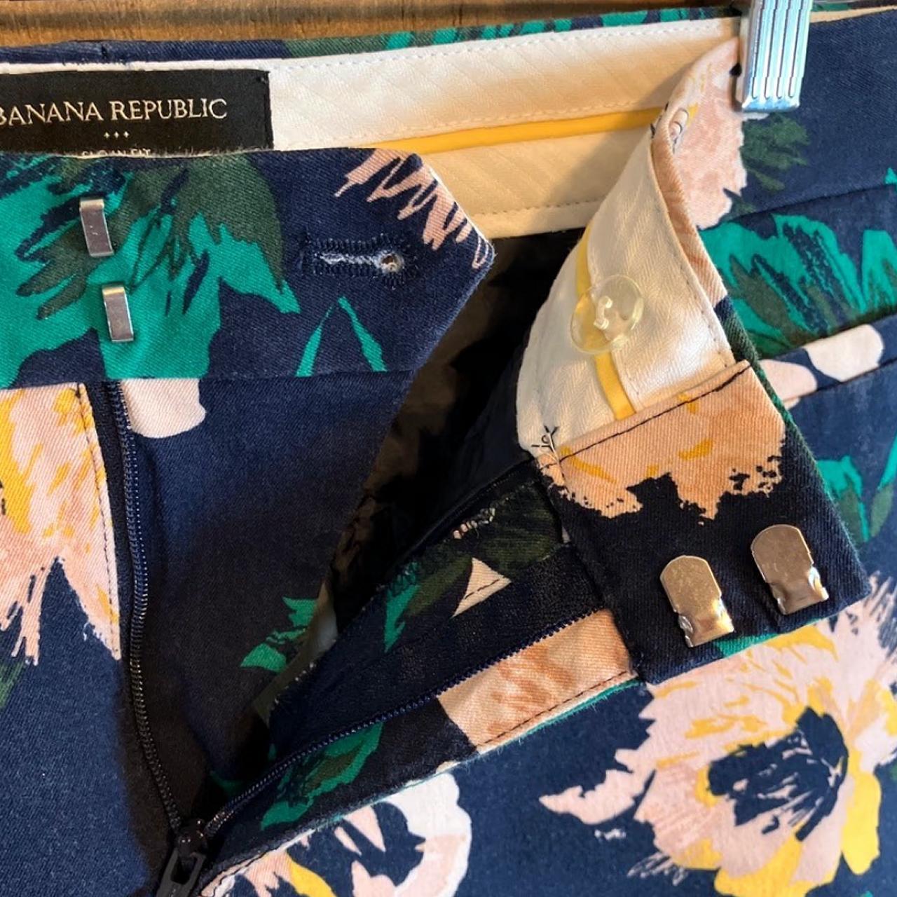 Vintage Women's Pants - Blue/Multi - 8 – Banana R… - image 4